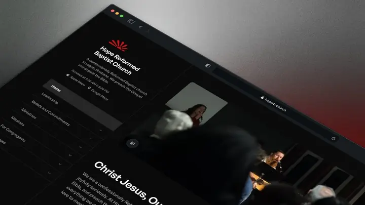 Hope Reformed Baptist Church — portfolio preview